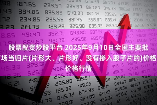 股票配资炒股平台 2025年9月10日全国主要批发市场当归片(片形大、片形好、没有掺入股子片的)价格行情