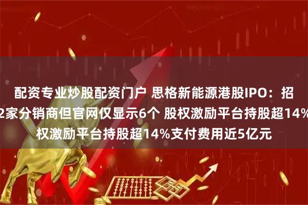 配资专业炒股配资门户 思格新能源港股IPO：招股书披露境内有42家分销商但官网仅显示6个 股权激励平台持股超14%支付费用近5亿元